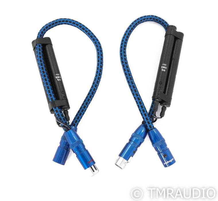 AudioQuest Sky XLR Cables; 0.5m Pair Balanced Interconnects; 72v DBS