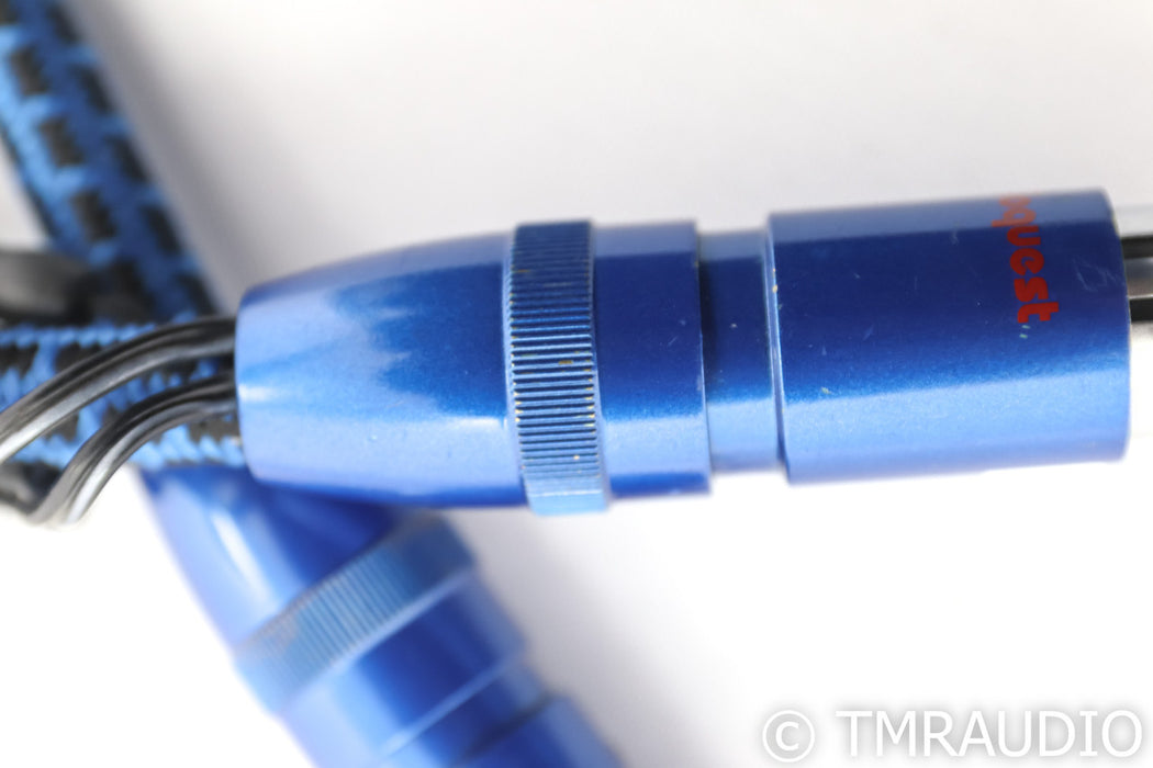 AudioQuest Sky XLR Cables; 0.5m Pair Balanced Interconnects; 72v DBS