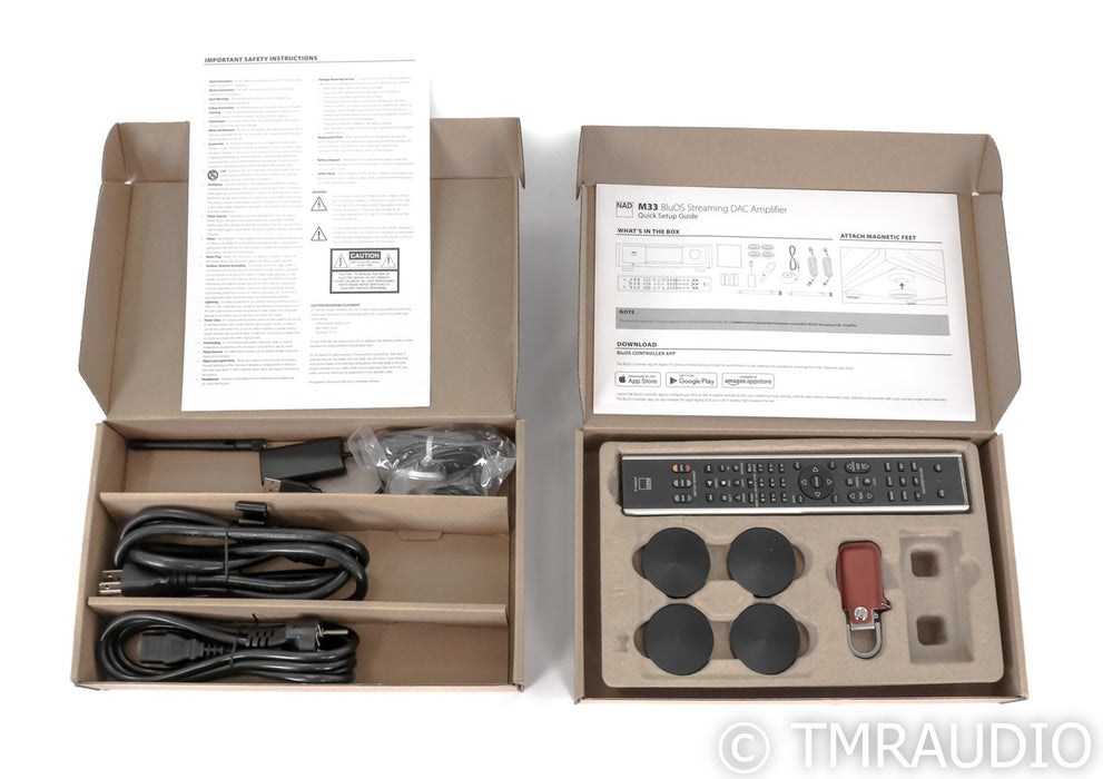 NAD M33 Wireless Streaming Integrated Amplifier; DAC; MM / MC Phono (Unused)