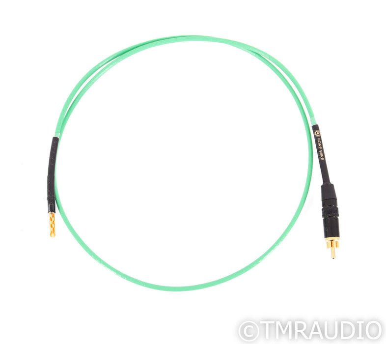 Nordost QKore Wire for QKore Ground; 1m RCA to Banana (Open Box)
