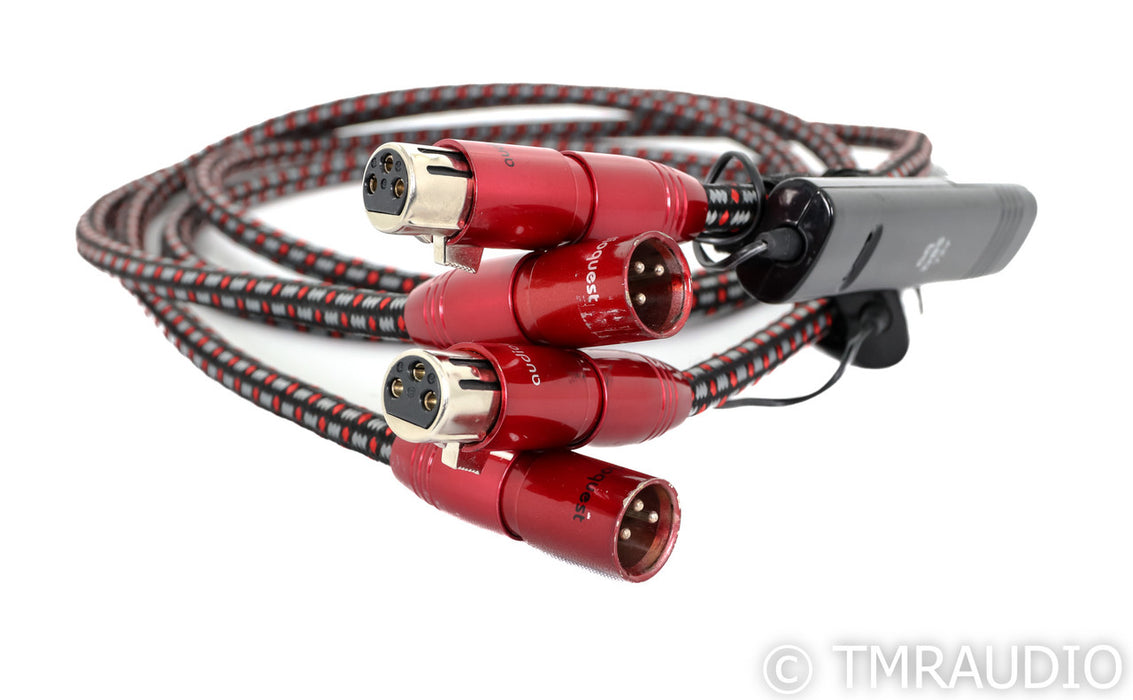 AudioQuest Colorado XLR Cables; 1.5m Pair Balanced Interconnects; 72v DBS