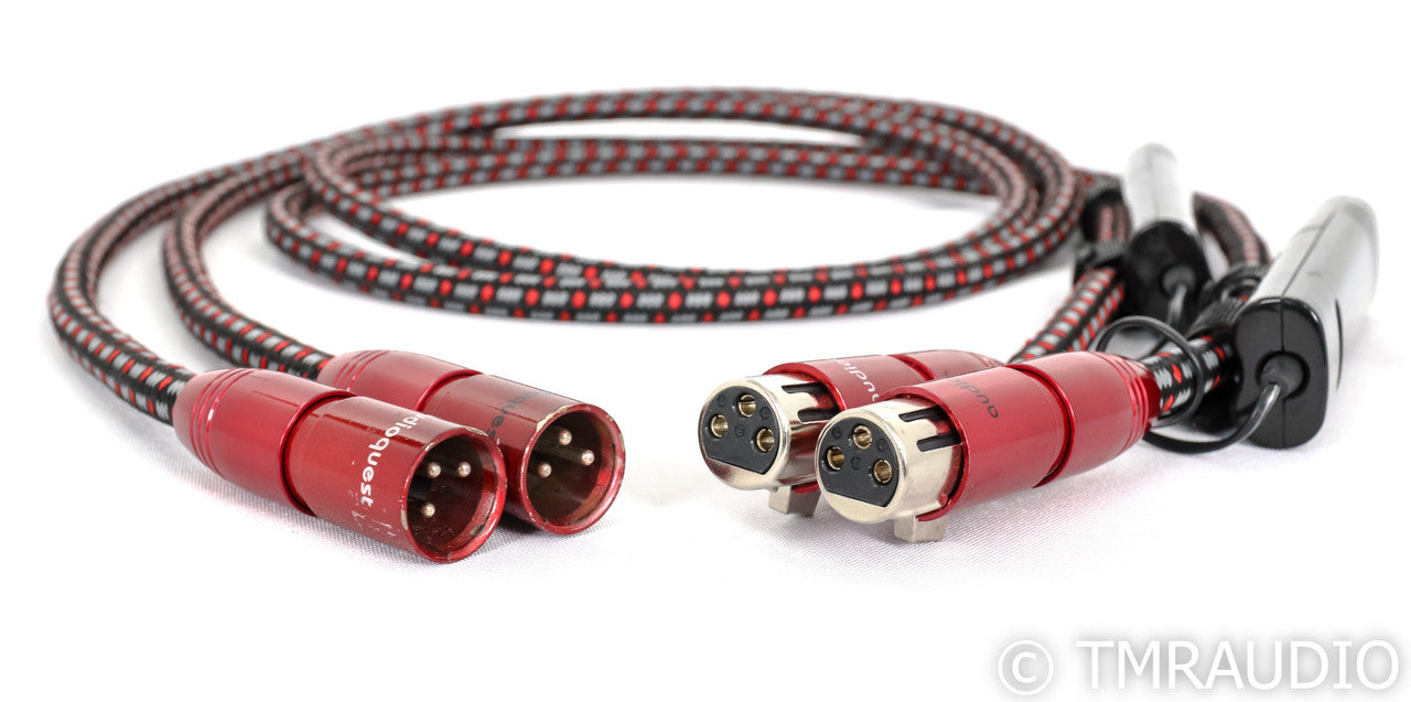 AudioQuest Colorado XLR Cables; 1.5m Pair Balanced Interconnects; 72v DBS