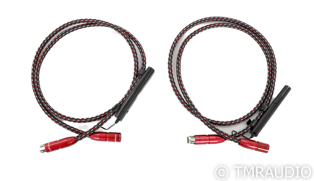 AudioQuest Colorado XLR Cables; 1.5m Pair Balanced Interconnects; 72v DBS