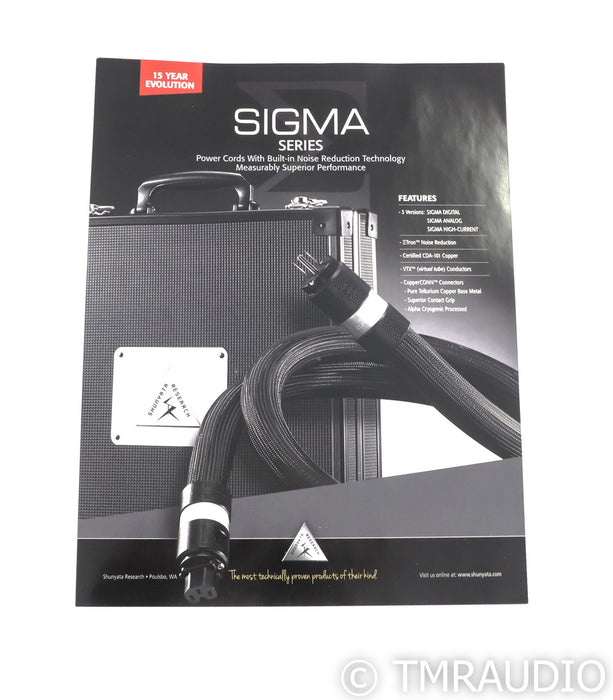 Shunyata Research ZiTron Venom Power Cable; 1.75m AC Cord