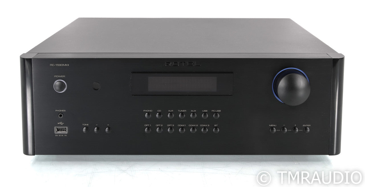 Rotel RC-1590 Mk II Stereo Preamplifier; Remote; Black
