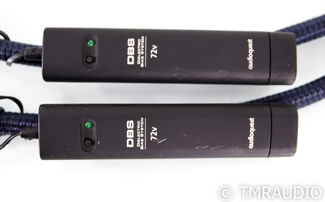 AudioQuest Wild XLR Cables; 1m Pair Balanced Interconnects; 72v DBS