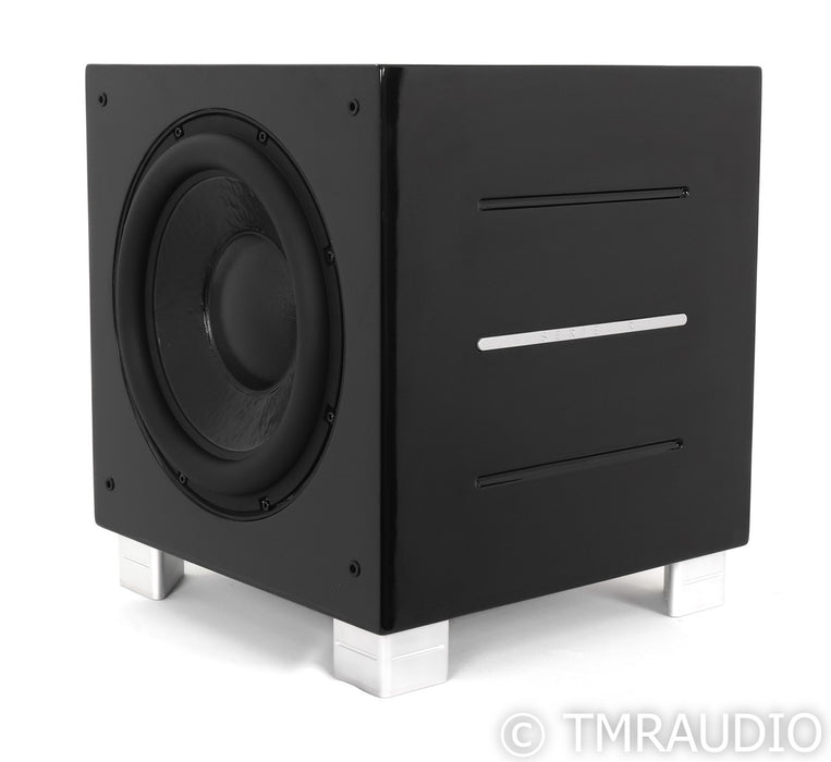 REL R-528 12" Powered Subwoofer; R528; Gloss Black