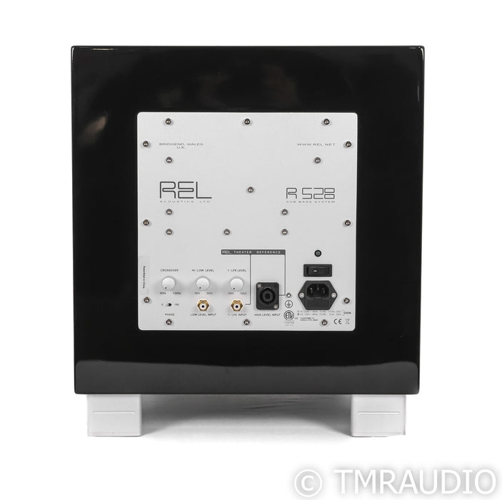 REL R-528 12" Powered Subwoofer; R528; Gloss Black