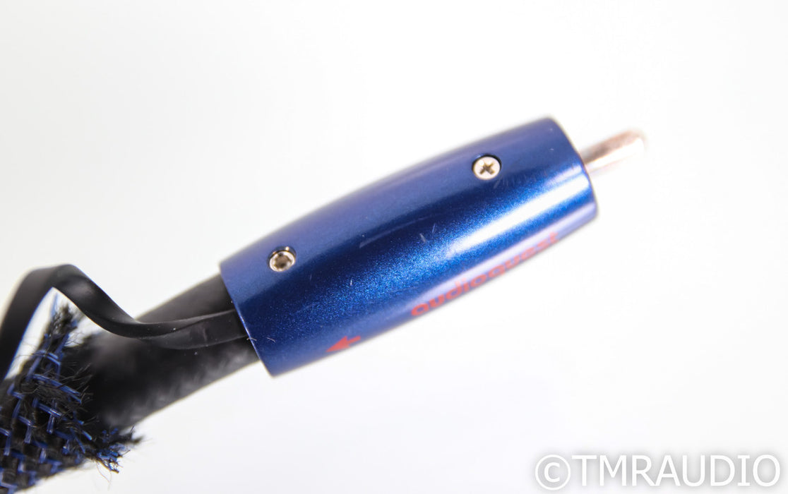 AudioQuest Water RCA Cables; 1.5m Pair Interconnects; 72v DBS