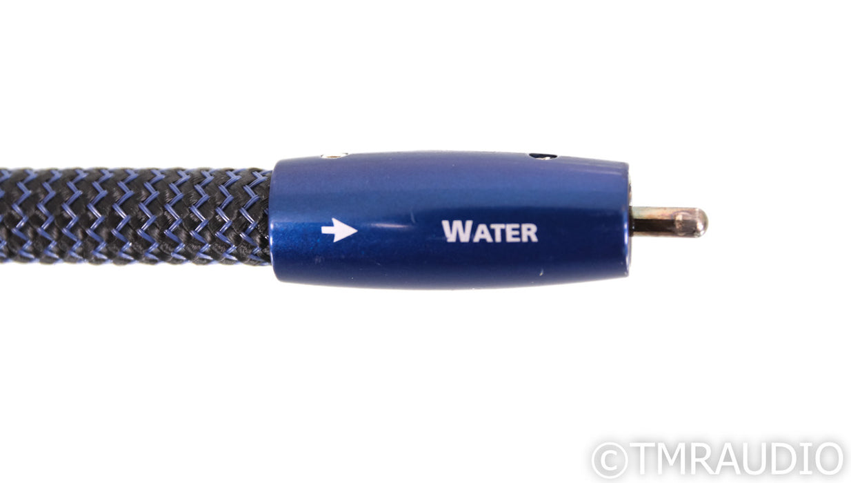 AudioQuest Water RCA Cables; 1.5m Pair Interconnects; 72v DBS