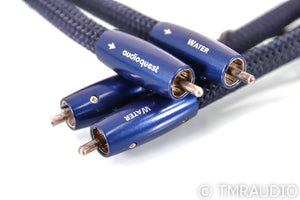 AudioQuest Water RCA Cables; 1.5m Pair Interconnects; 72v DBS