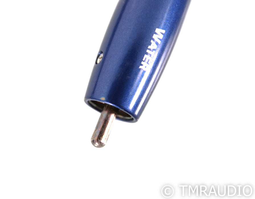 AudioQuest Water RCA Cables; 1.5m Pair Interconnects; 72v DBS