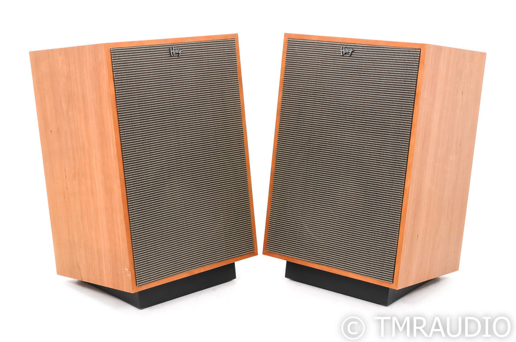 Klipsch Heresy IV Floorstanding Speakers; Natural Cherry Pair