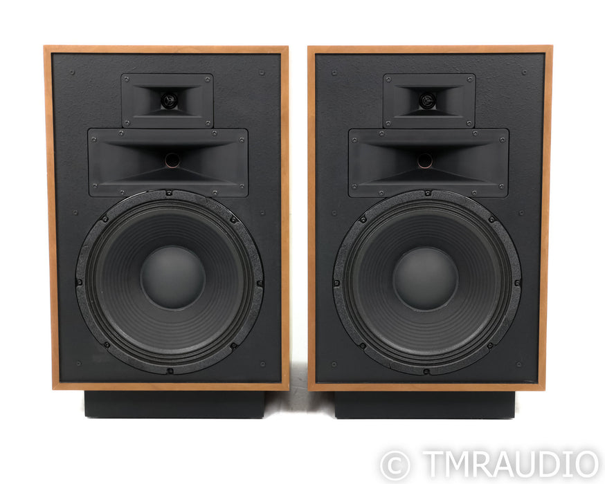 Klipsch Heresy IV Floorstanding Speakers; Natural Cherry Pair