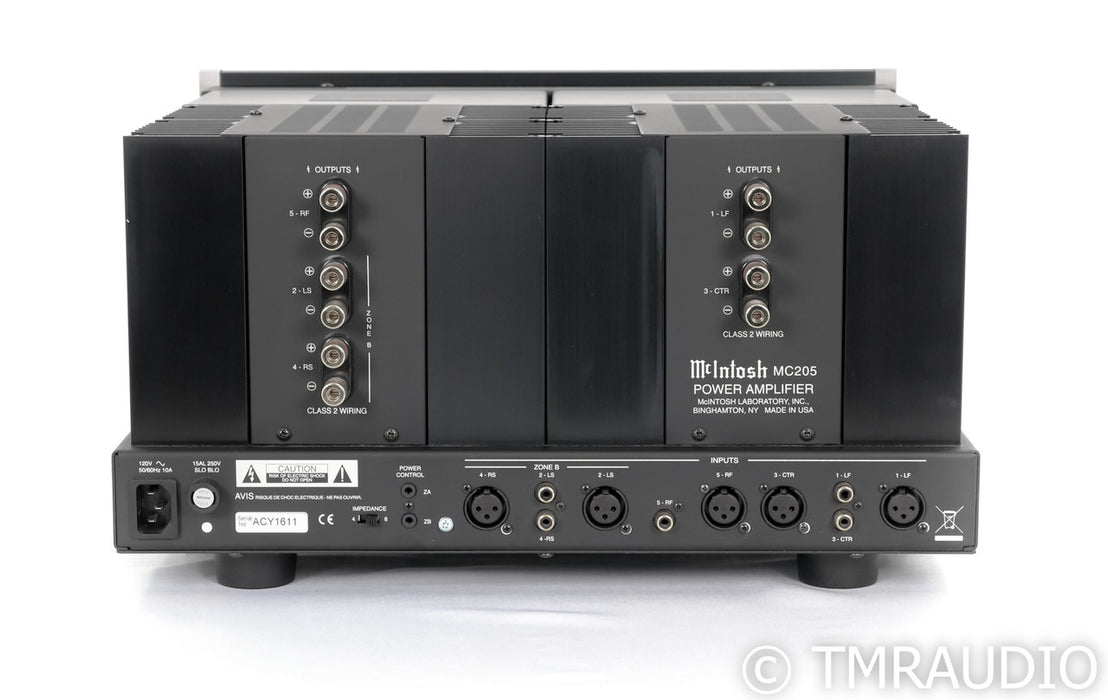 McIntosh MC205 Five Channel Power Amplifier; MC-205