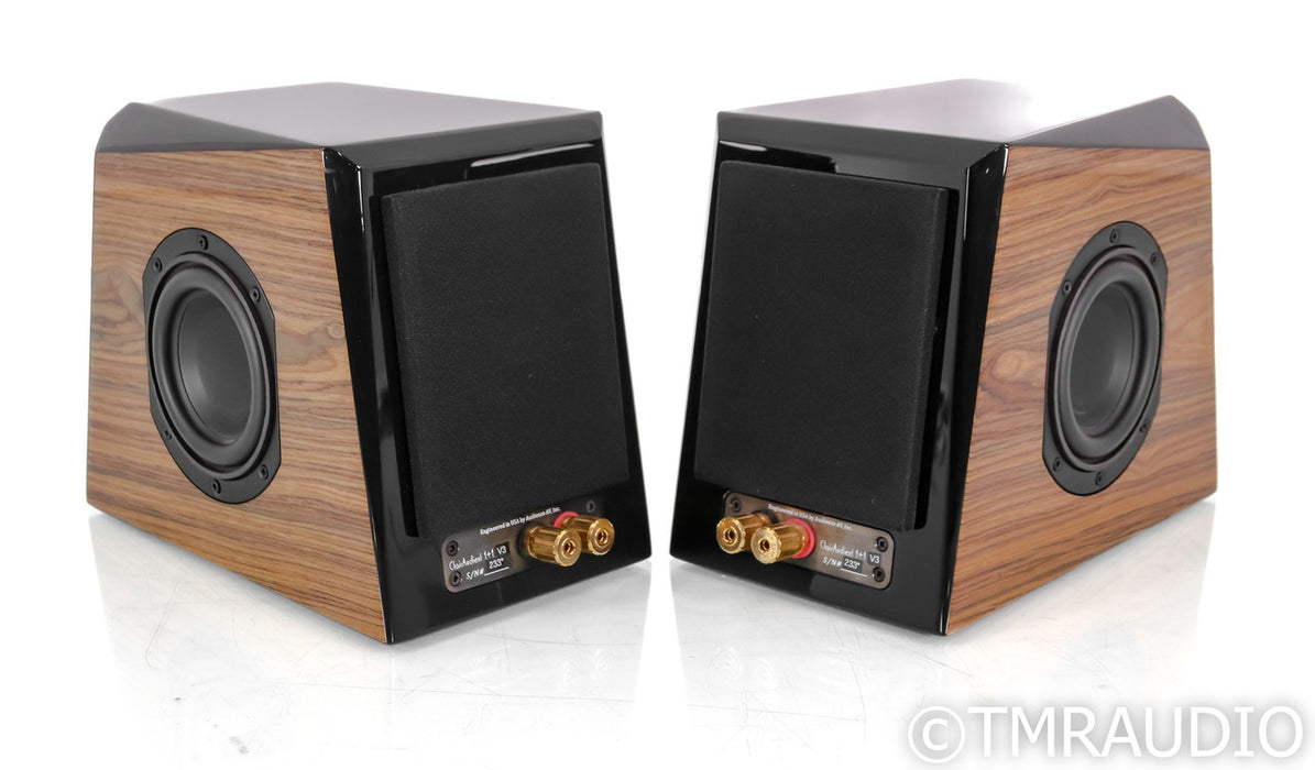 Audience ClairAudient 1+1 V3 Bookshelf Speakers; Black & Rosewood Pair