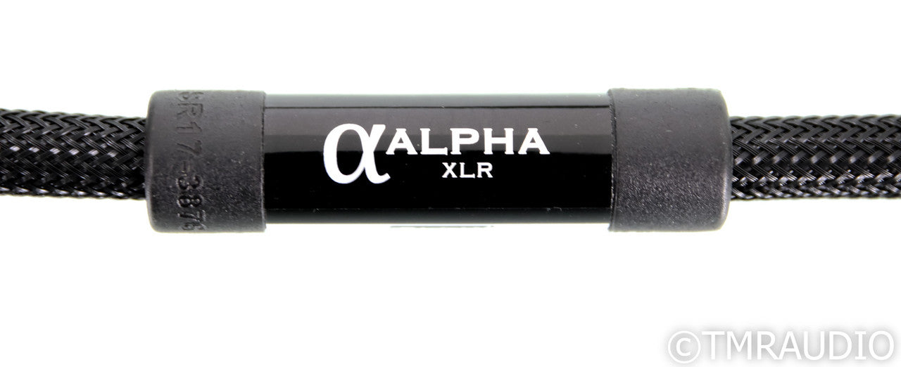 Shunyata Research Alpha V1 XLR Cables; 5m Pair Balanced Interconnects