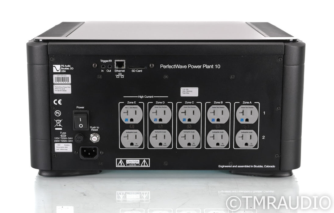PS Audio PerfectWave Power Plant 10 Power Line Regenerator; Black; Remote (Used)