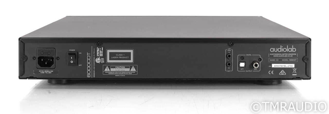 Audiolab 6000CDT CD Transport; 6000-CDT; Black; Remote