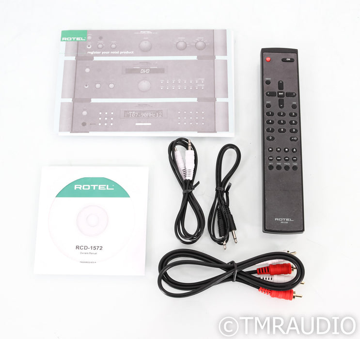 Rotel RCD-1572 MkI CD Player; Remote; Silver; R1572