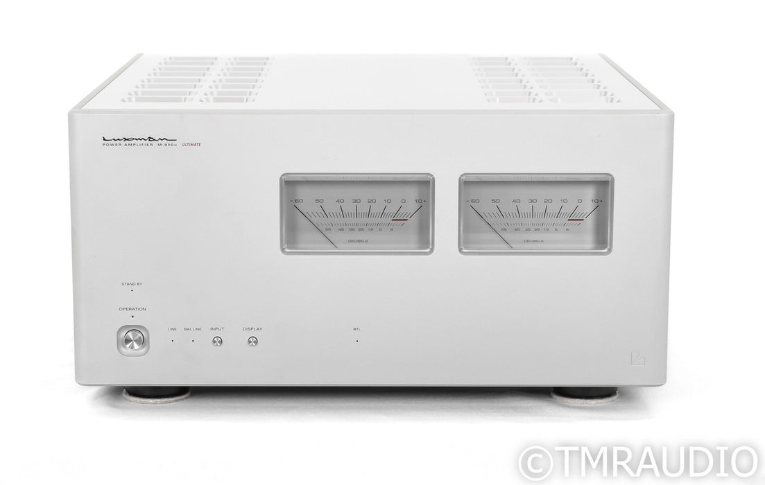 Luxman M-900u Stereo Power Amplifier; Silver