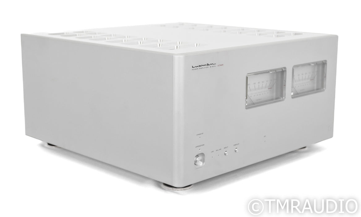 Luxman M-900u Stereo Power Amplifier; Silver