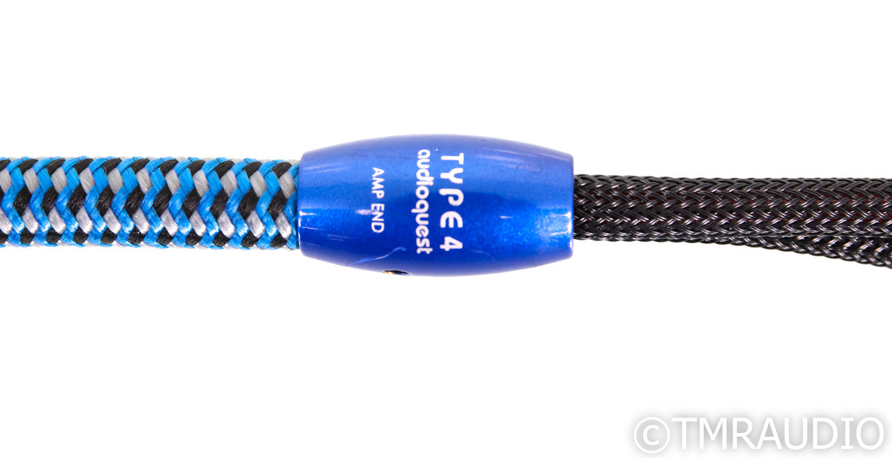 AudioQuest Type-4 Speaker Cables; 8ft Pair