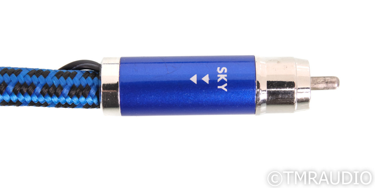 AudioQuest Sky RCA Cables; 2m Pair Interconects; 72v DBS
