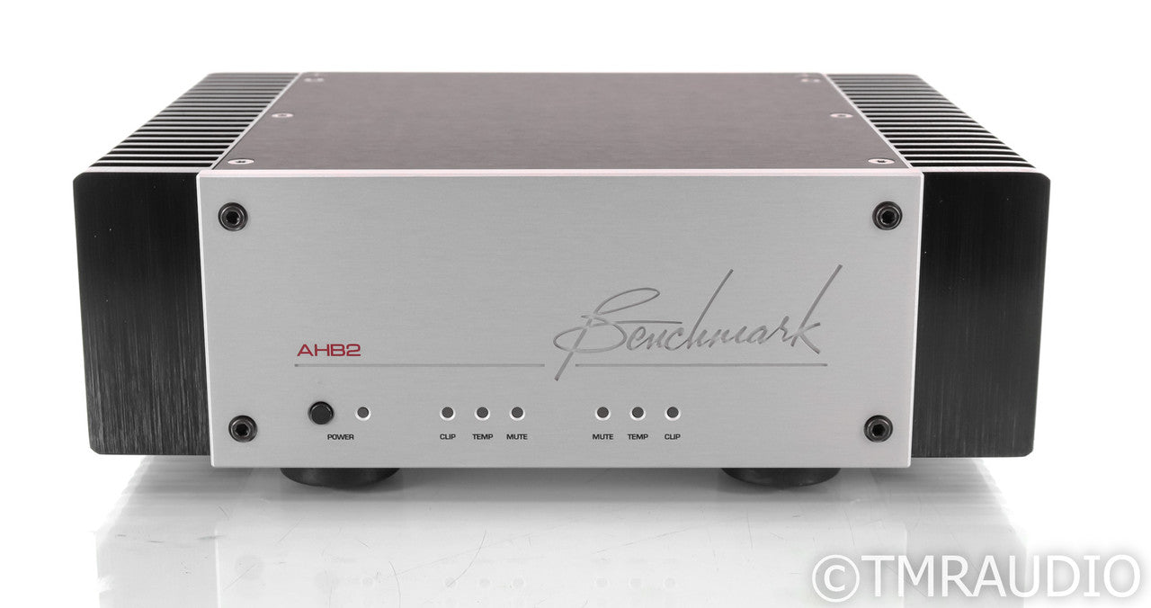 Benchmark AHB2 Stereo Power Amplifier; Silver; AHB-2