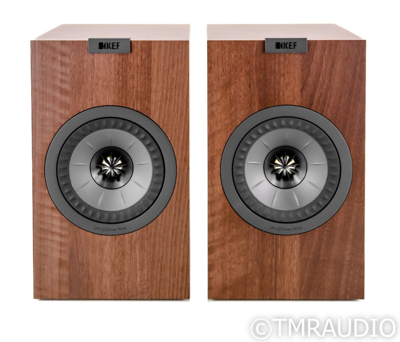 KEF Q150 Bookshelf Speakers; Walnut; Pair