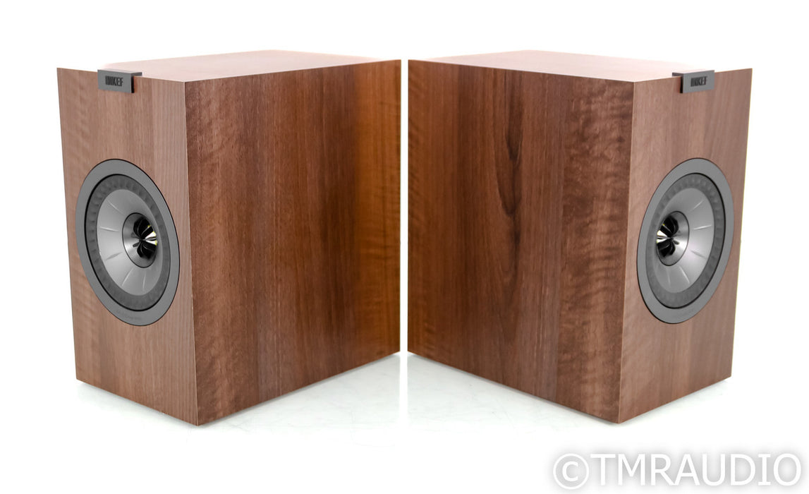 KEF Q150 Bookshelf Speakers; Walnut; Pair