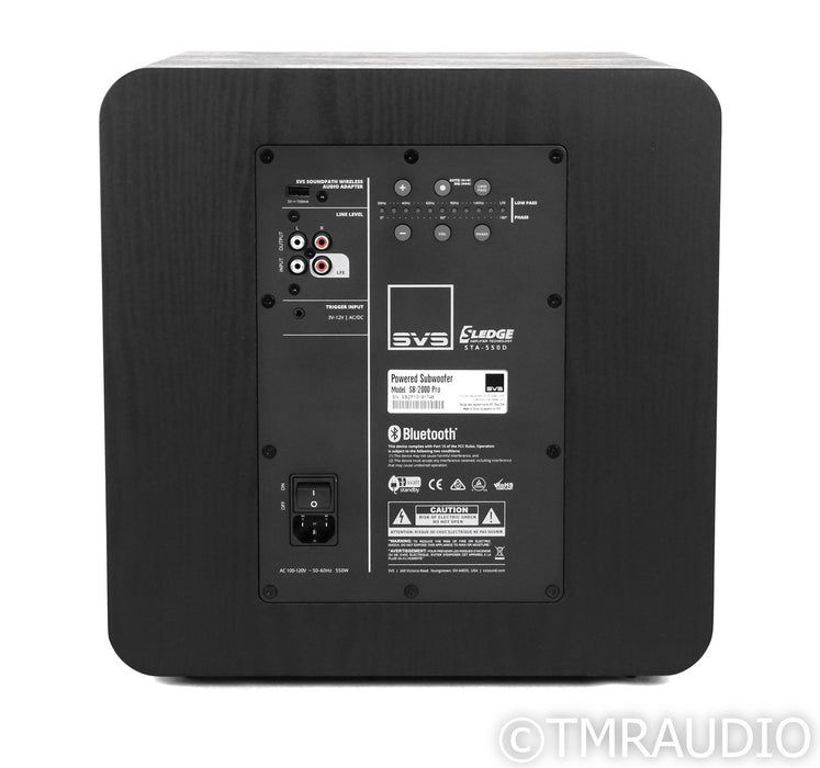 SVS SB-2000 Pro 12" Powered Subwoofer; Black Ash