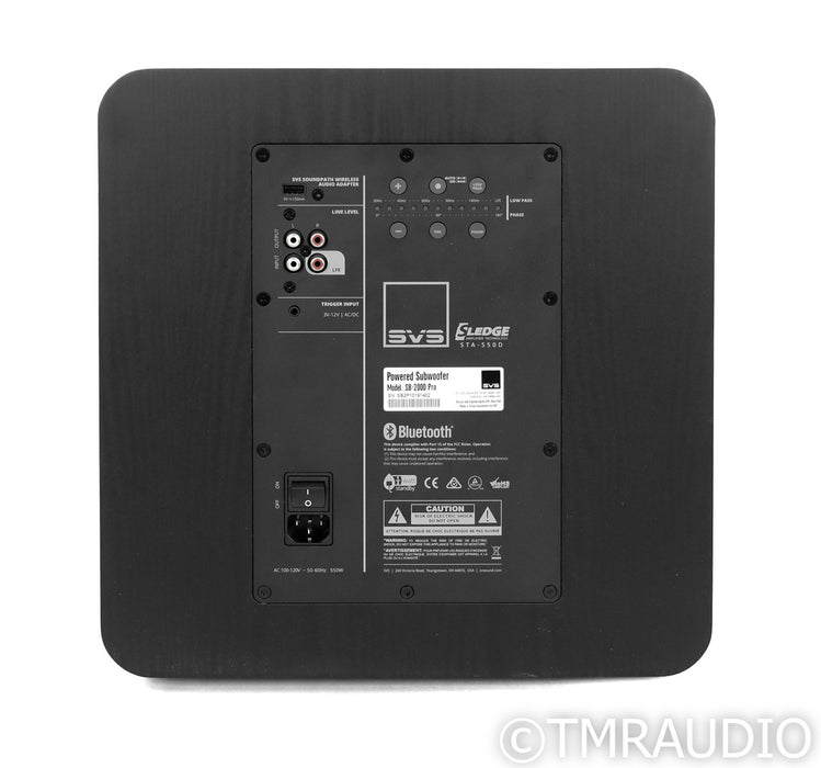 SVS SB-2000 Pro 12" Powered Subwoofer; Black Ash