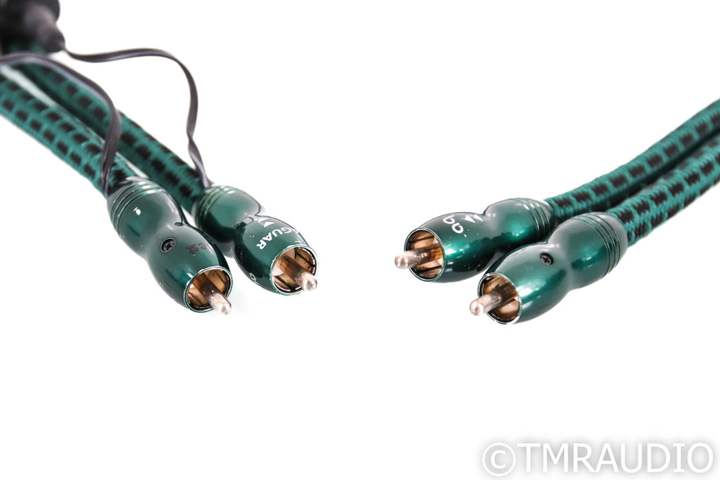AudioQuest Jaguar RCA Cables; 1m Pair Interconnects; 36v DBS
