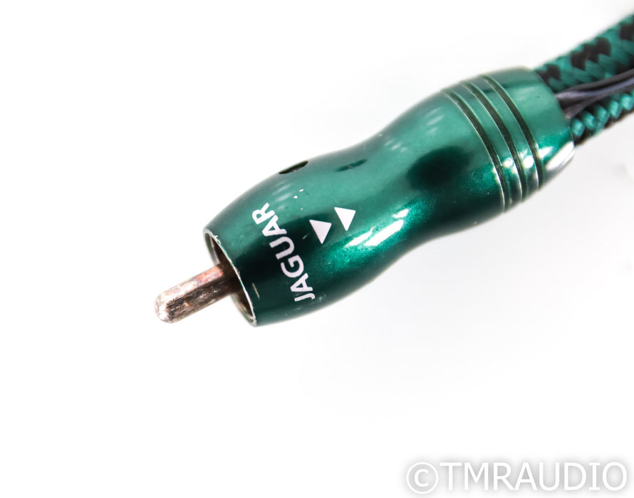 AudioQuest Jaguar RCA Cables; 1m Pair Interconnects; 36v DBS