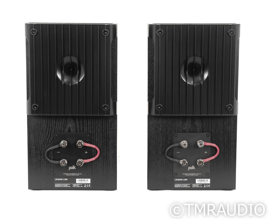 Polk Audio Legend L200 Bookshelf Speakers; Black Pair