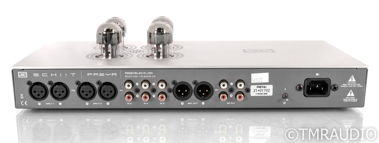 Schiit Freya+ Stereo Tube Hybrid Preamplifier; Silver; Remote