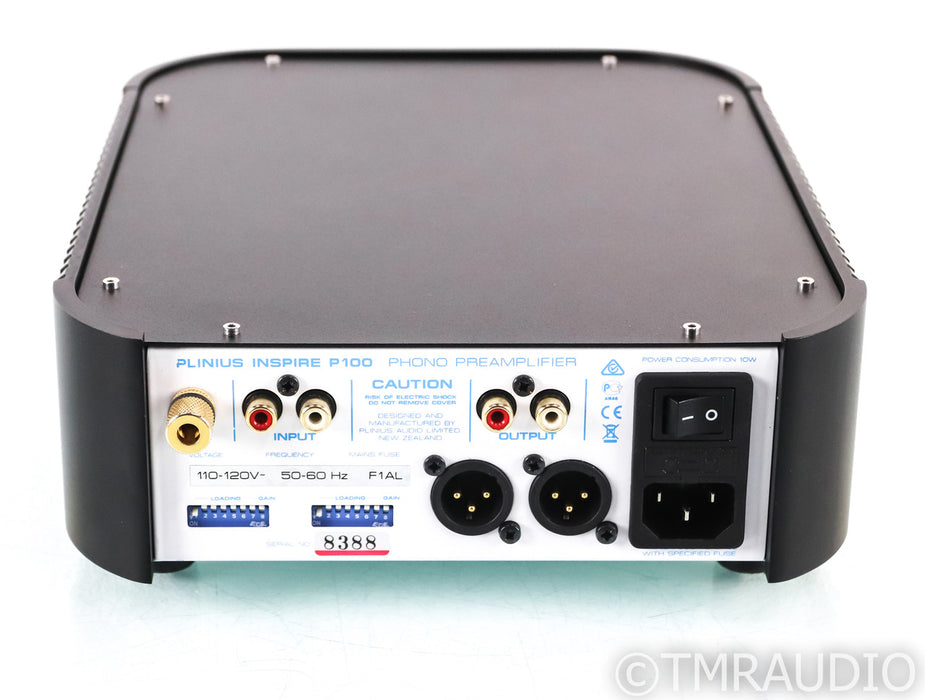 Plinius P100 MM / MC Phono Preamplifier; Black (Open Box)