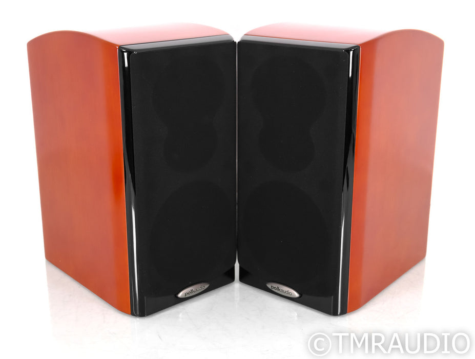 Polk Audio LsiM 703 Bookshelf Speakers; Cherry Pair