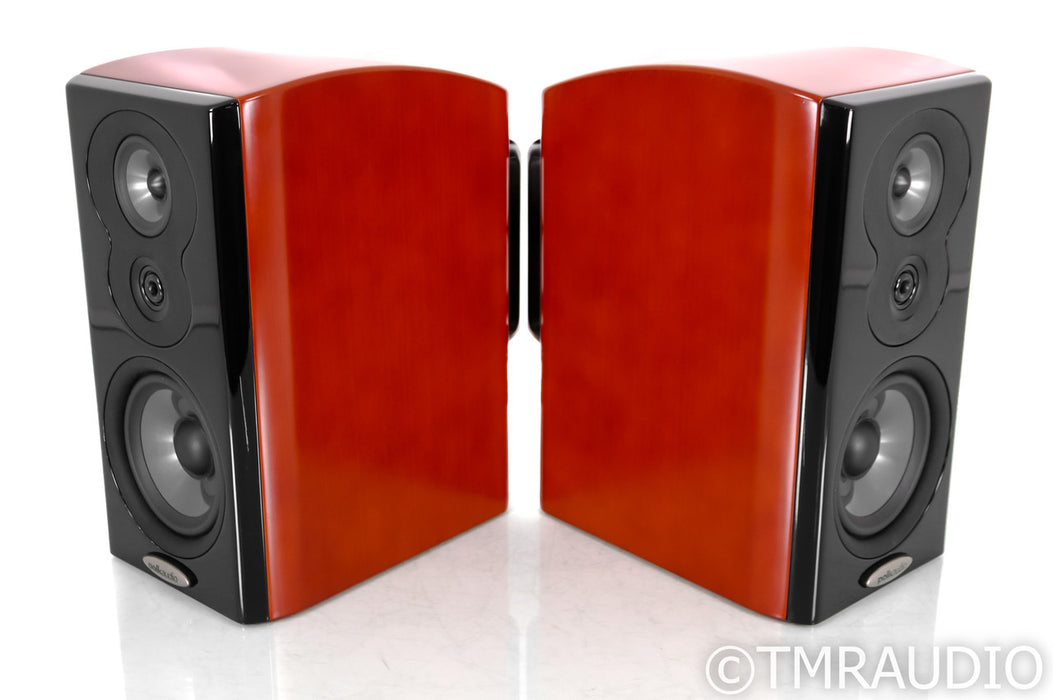 Polk Audio LsiM 703 Bookshelf Speakers; Cherry Pair