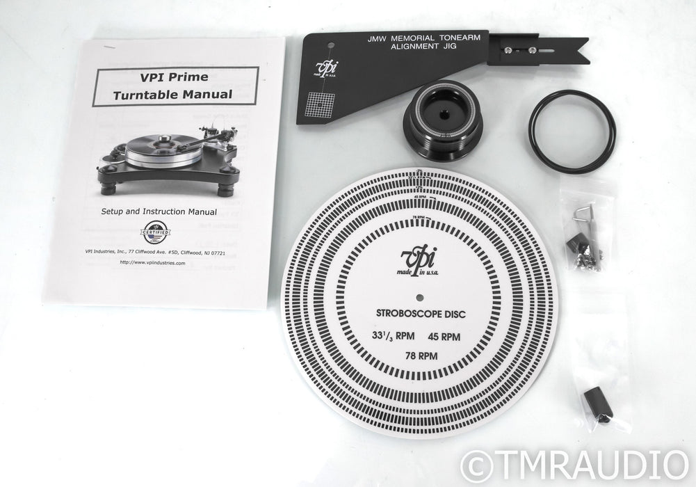 VPI Prime Belt Drive Turntable; SoundSmith Zephyr MIMC Cartridge; JMW-10 Tonearm