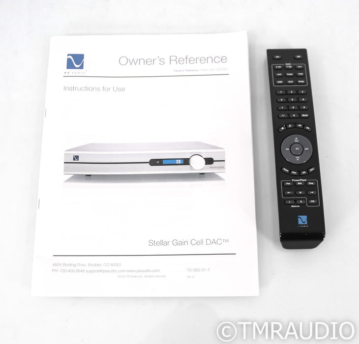PS Audio PerfectWave DirectStream DAC w/ Bridge II; Remote; D/A Converter; Black
