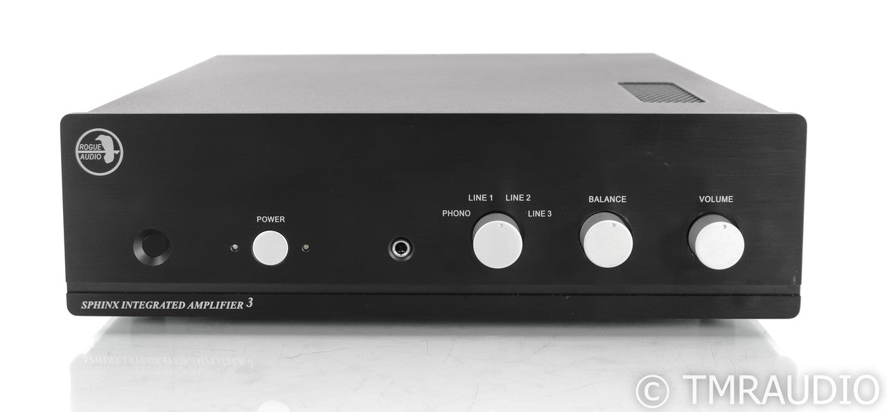 Rogue Audio Sphinx V3 Stereo Tube Hybrid Integrated Amplifier; Black; Remote
