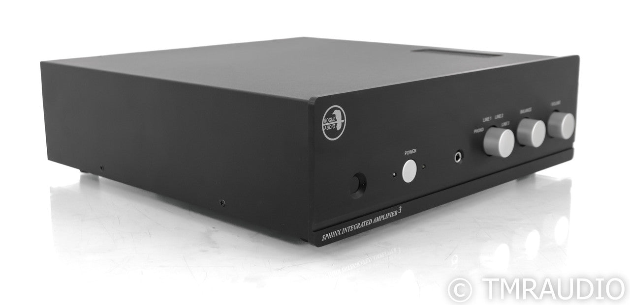 Rogue Audio Sphinx V3 Stereo Tube Hybrid Integrated Amplifier; Black; Remote