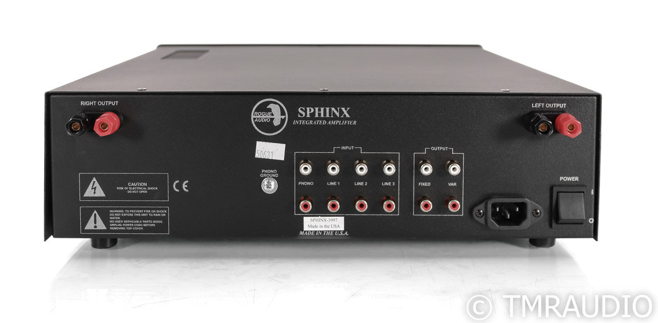 Rogue Audio Sphinx V3 Stereo Tube Hybrid Integrated Amplifier; Black; Remote