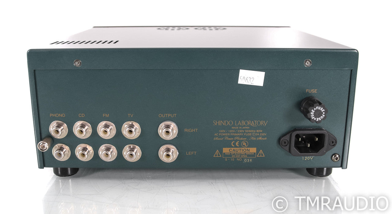 Shindo Laboratory Aurieges-L Tube Stereo Preamplifier; MM Phono