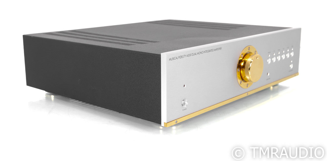 Musical Fidelity A300 Stereo Integrated Amplifier; Remote; MM / MC Phono; Silver & Gold