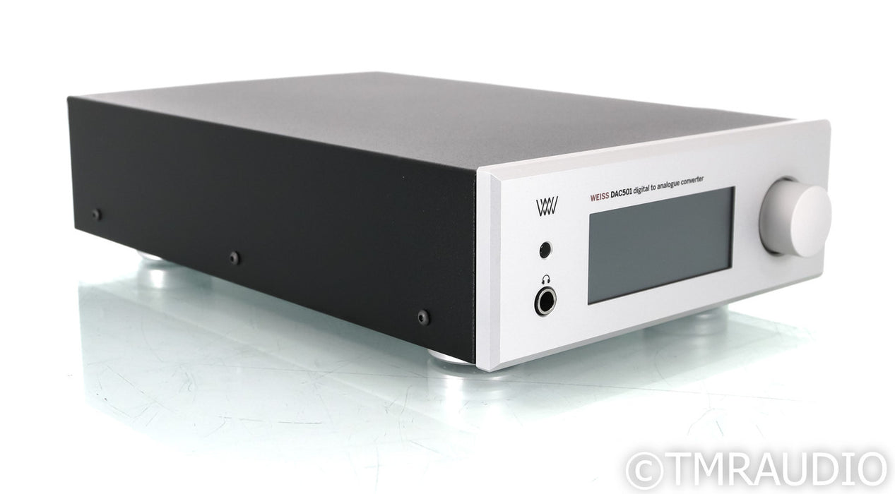 Weiss DAC501 DAC; D/A Converter; Silver; 1/4" Headphone (Open Box)