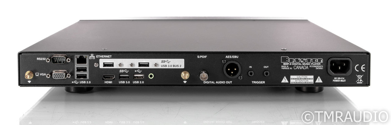 Bryston BDP-3 Wireless Digital Streamer; Roon Ready; Airplay; Silver