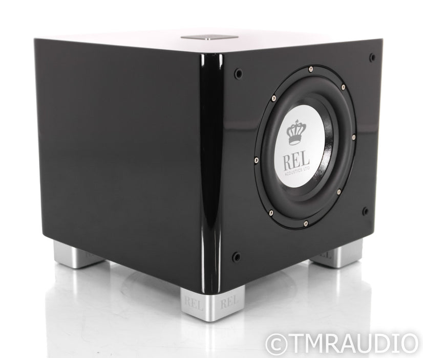 REL T/7x 8" Powered Subwoofer; Piano Black (Open Box)